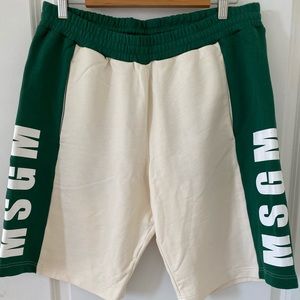MSGM colorblock short